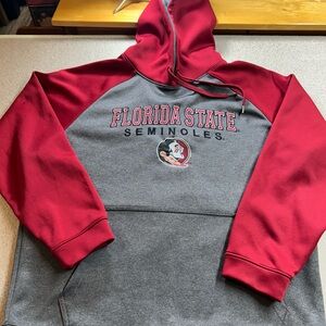 Florida State Seminoles Red and Gray Hoodie